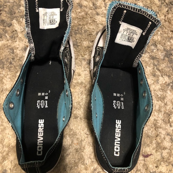 Converse All Star Black & Teal - Picture 2 of 7